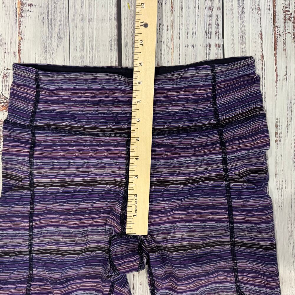Lululemon Run Tights Space Dye Zip Pocket Purple Women's 6 - Picture 6 of 7